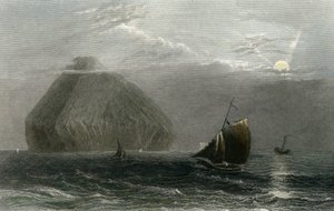 Ailsa Craig, kaivertaja J. T. Willmore (käsin väritetty kaiverrus).