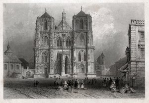 Regensburgin kupoli. (kaiverrus, n. 1830) tekijältä William Henry Bartlett