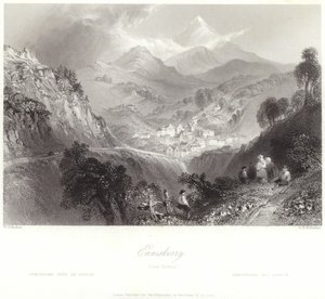 Enniskerry Wicklowin kreivikunnassa tekijältä William Henry Bartlett