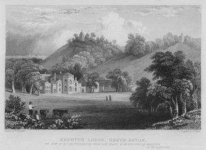 Kenwith Lodge, Pohjois-Devon (kaiverrus) tekijältä William Henry Bartlett