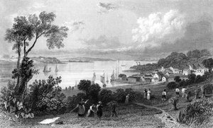 Manningtree, Essex, kaiverrus Charles Mottram, 1832 tekijältä William Henry Bartlett