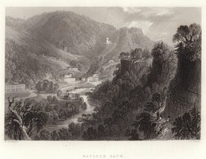 Matlock Bath tekijältä William Henry Bartlett