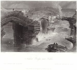 Luonnolliset sillat Kilkeen lähellä tekijältä William Henry Bartlett