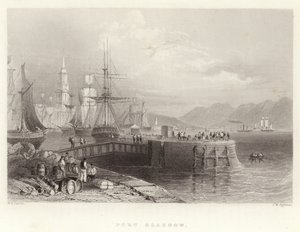 Port Glasgow tekijältä William Henry Bartlett