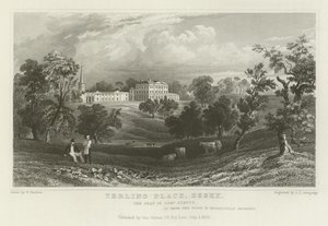 Terling Place, Essex, kenraali Strutin kotipaikka tekijältä William Henry Bartlett