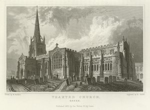 Thaxted Church, Essex tekijältä William Henry Bartlett