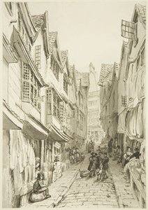 Pithay (kynän ja musteen pesu paperille) tekijältä William Henry Bartlett