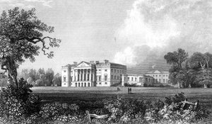 Thorndon Hall, Essex, kaiverrus Henry Adland, 1831 tekijältä William Henry Bartlett
