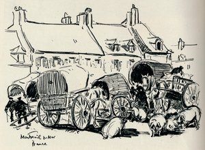 Montreuil-Sur-Mer, Ranska, 1907.