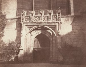 Ancient Door, Magdalen College, Oxford tekijältä William Henry Fox Talbot