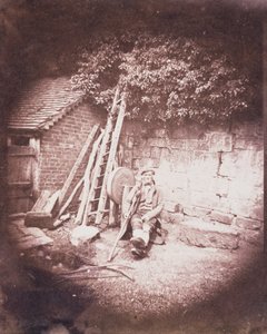 Mies kainalosauvalla, 1844