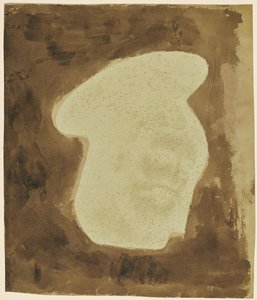 [Kristuksen pää lasimaalauksesta] tekijältä William Henry Fox Talbot