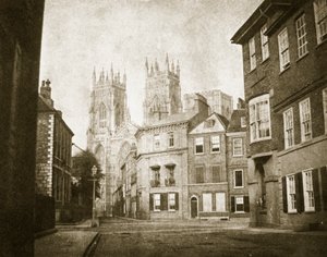 West Front, York Minster, Lendall Streetiltä, 1845 tekijältä William Henry Fox Talbot