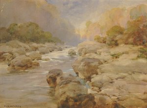 Muokkaamaton Rock Creek, noin 1910. tekijältä William Henry Holmes