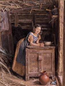 Maalaismainen kaunotar tekijältä William Henry Hunt