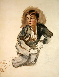 Urchin (kynä ja akvarelli paperille) tekijältä William Henry Hunt