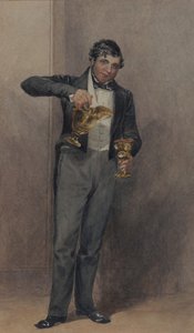 Butler, n. 1827 (akvarelli paperille) tekijältä William Henry Hunt