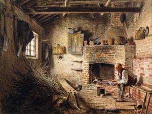 The Woodcutters Breakfast, noin 1832-1834 tekijältä William Henry Hunt