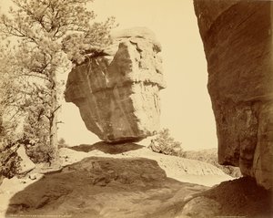 Tasapainokallio, Garden of the Gods tekijältä William Henry Jackson