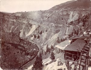 Gilman and Eagle River Canyon, n. 1880-1890 tekijältä William Henry Jackson