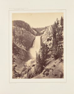Yellowstonen alemmat putoukset, lähikuva