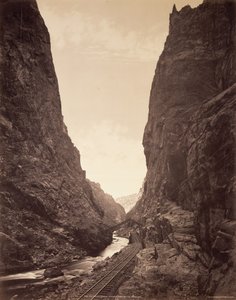 Kuninkaallinen rotko, Arkansasin Grand Cañon -joen suuri rotko tekijältä William Henry Jackson