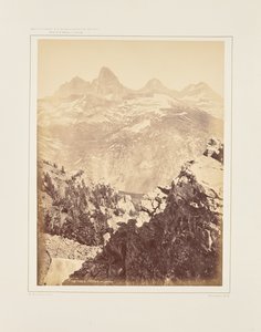 Kolme Tetonia, Mount Hayden tekijältä William Henry Jackson