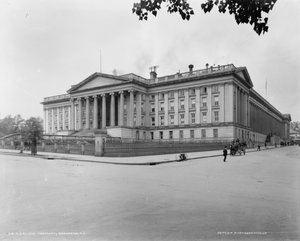 Yhdysvaltain valtiovarainministeriö, Washington, D.C., 1880.