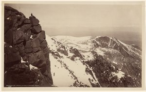 Näkymä länteen Pikes Peakin huipulta tekijältä William Henry Jackson