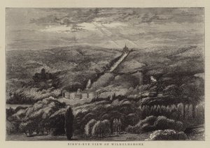 Lintuperspektiivinäkymä Wilhelmshohesta tekijältä William Henry James Boot