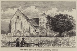 Climping Church, lähellä Arundelia, Sussexissa tekijältä William Henry James Boot