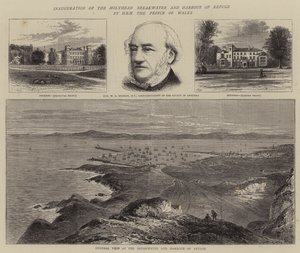 Walesin prinssi HRH vihki käyttöön Holyheadin aallonmurtajan ja turvasataman tekijältä William Henry James Boot