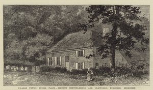William Pennin hautapaikka, Jordansin kokoustalo ja hautausmaa, Ruscombe, Berkshire tekijältä William Henry James Boot