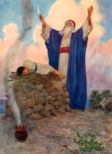 Abraham ja Iisak Morian vuorella