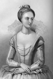 Anna Tanskan 1665-1714, kuningas Jaakob I:n kuningatar puoliso, 1851.