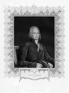 Charles Maurice de Talleyrand-Perigord, ranskalainen diplomaatti, 1800-luku.