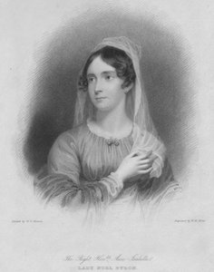 Oikea kunnia Anne Isabella Lady Noel Byron, runoilija George Gordon Byronin vaimo, yleisempi