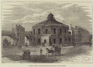 Surrey Chapel, Blackfriars-Road, Rowland Hillin kappeli tekijältä William Henry Pike
