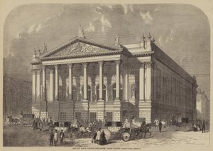 Uusi kuninkaallinen Italian oopperatalo, Covent Garden, Edmund Barry, arkkitehti