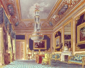 Blue Velvet Room, Carlton House Pynen "kuninkaallisista asunnoista", 1818 tekijältä William Henry Pyne