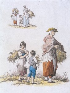Naiset ja lapset poimivat, Provincial Characters, 1802