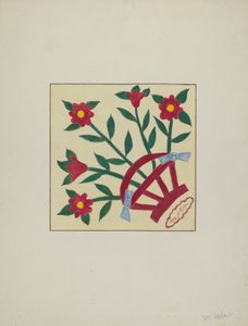 Pieced Quilt 1 Square, n. 1940.