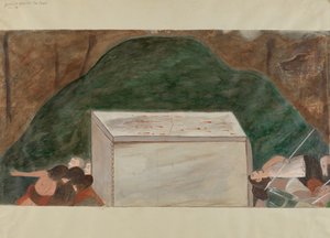 Ristin asema nro 14: Jeesus haudataan hautaan, n. 1936.