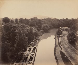 Morrisin kanava Greenin sillalta,c. 1895 (kuva)