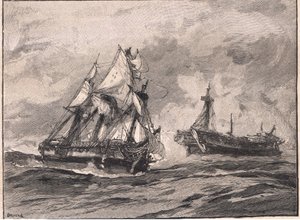 Arethusa ja Belle Poule AD 1778