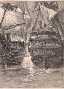Hyökkäys "Ville de Paris" -puistoon 1782 jKr