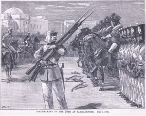 26. aseistariisunta Barrackporessa 1857 jKr
