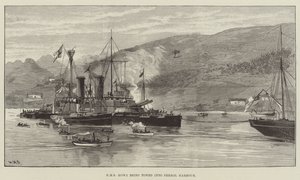HMS Howe hinataan Ferrol Harboriin
