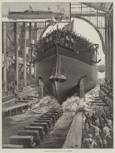 HMS Rodney lanseerattiin Chathamissa tekijältä William Heysham Overend