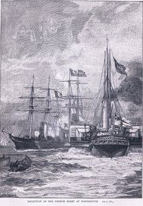 Ranskan laivaston vastaanotto Portsmouthissa 1865 jKr